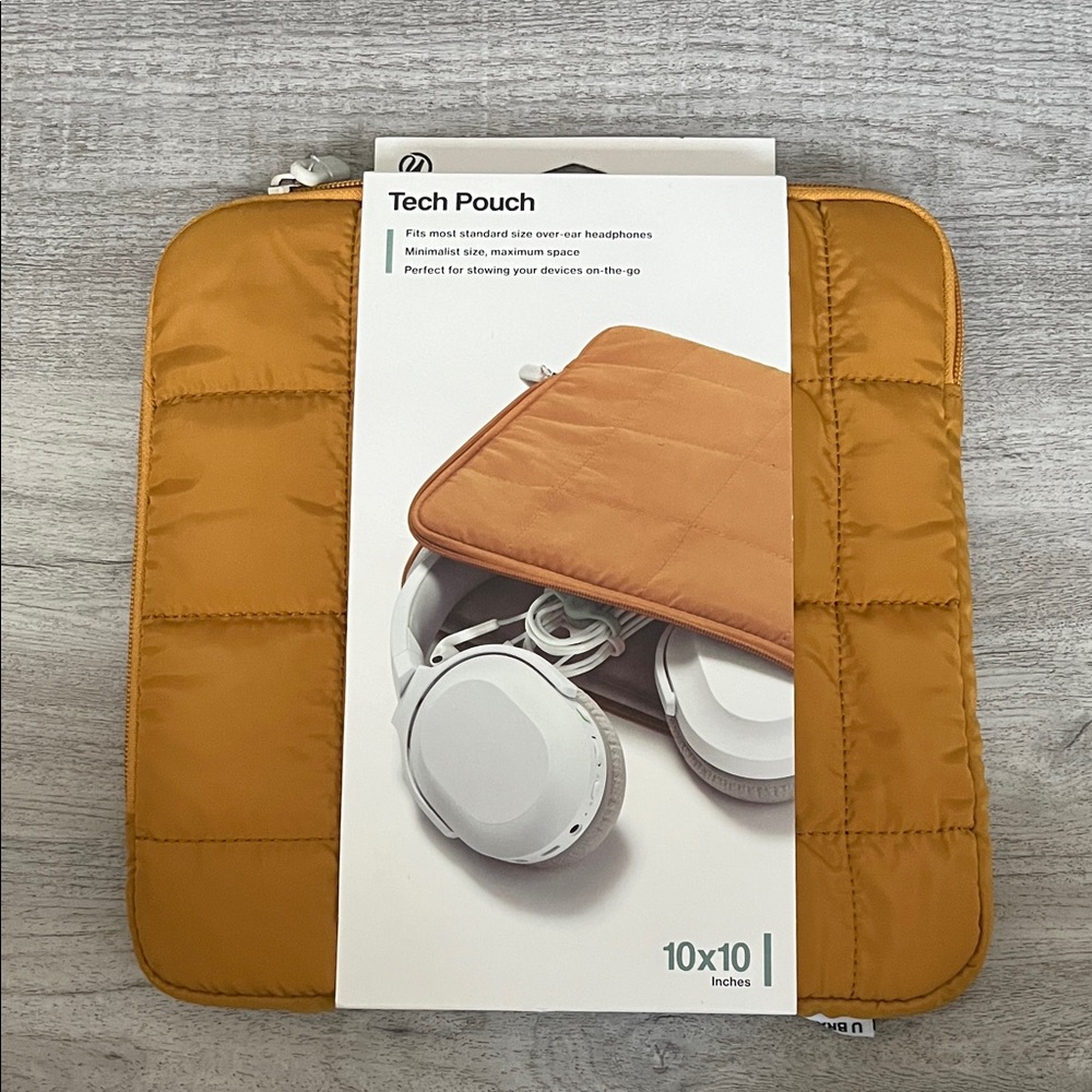NWT Tech Pouch - Burnt Orange